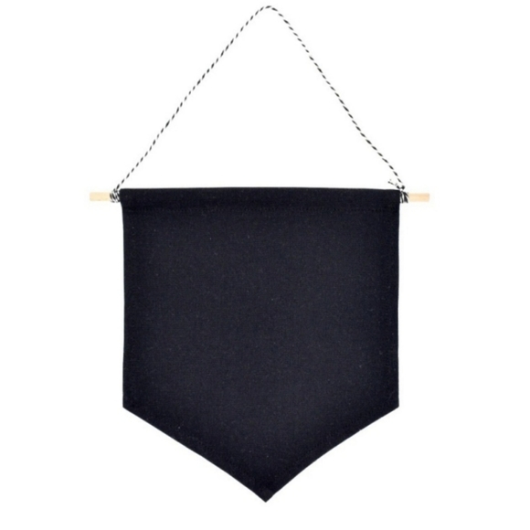 Blank Cotton Hanging Pennant Banner ✴ - Picture 8 of 8